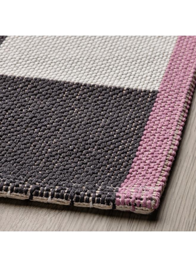 erorex Rug, flatwoven, white/black, 60x120 cm - Image 3