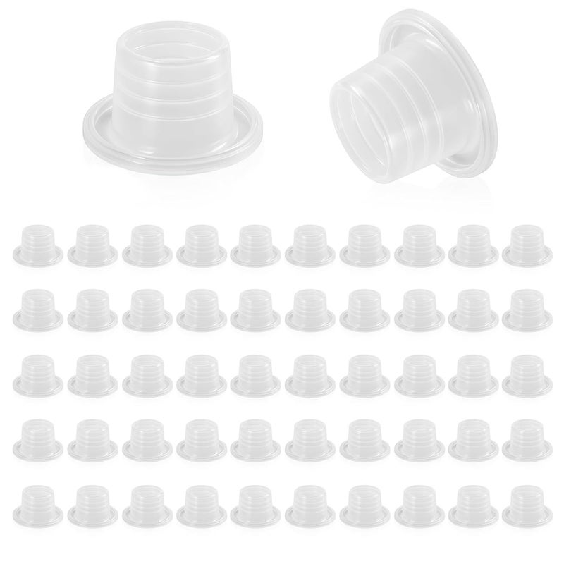 GOFIRA Universal Faucet Leak Proof Sealing Gasket in Silicone Material,Water Pipe Silicone Rubber Hose Gasket Washers, Outdoor Faucet Repair Kit 50Pcs-White - Image 1