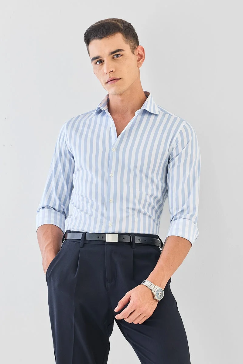 SNITCH Luxe 100% Cotton Slim Fit Shirt