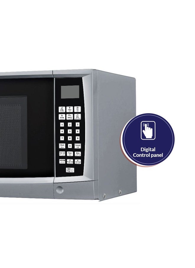 Arrow - 23L Microwave Digital Controller, 900W | 11 Microwave Power Levels | Silver Color | Speed & Weight Defrost | Digital Control Panel | Cooking and Signal | Child Safety Lock | Model Name: RO-23MGS - Image 1