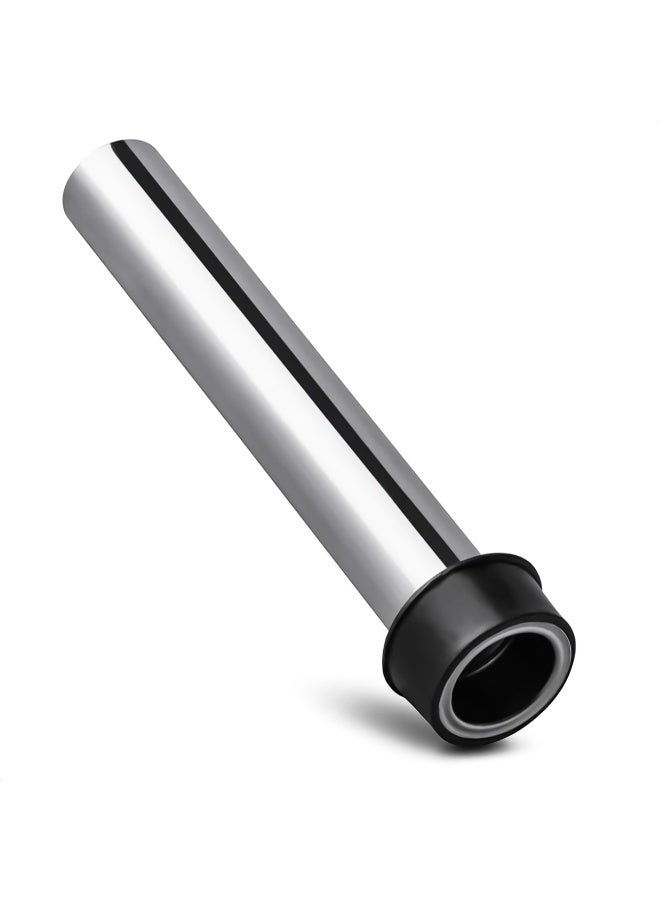 Stainless Steel Bar Sink Overflow Pipe 7.48 In Metal Sink Strainer Pipe Tube Bathroom Pipes Fittings Bathroom Sink Drain Strainer Pipe Overflow Kitchen Sink Drain Stopper For 1.75 Inch Drains - Image 1