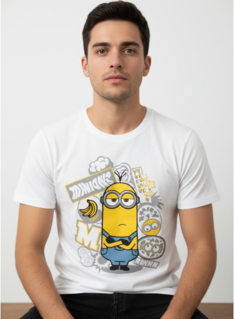 Minions T-SHIRT MENS MINION R/N S/S FZ - Image 1