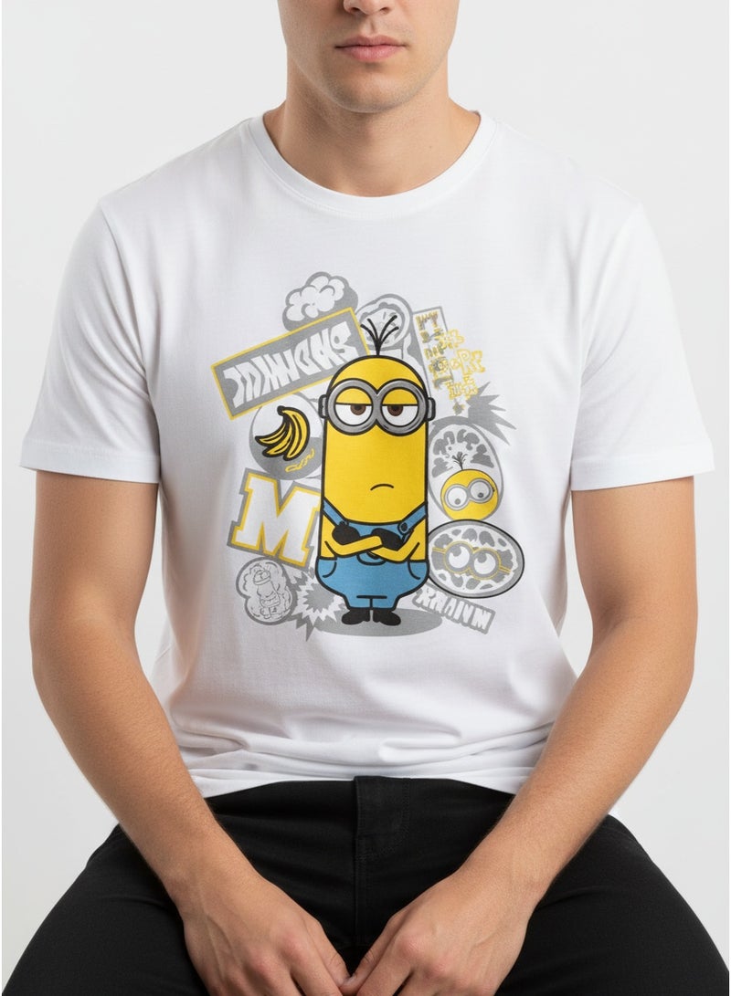 Minions T-SHIRT MENS MINION R/N S/S FZ - Image 2