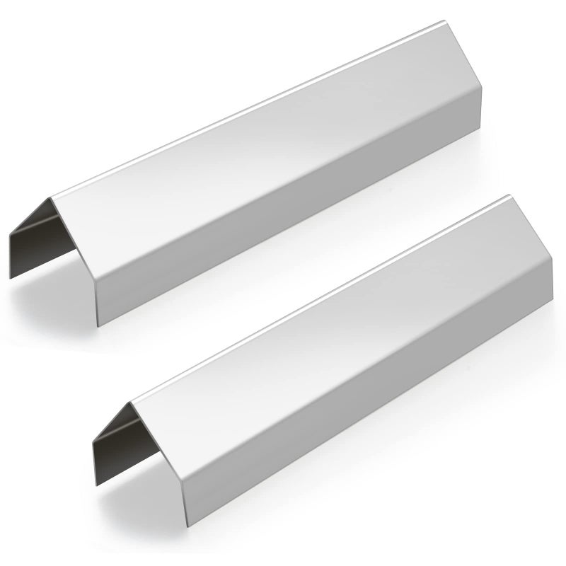 Ferraycle 2 Pcs Deep Fryer Splash Guard Stainless Steel Joining Strip 20 Gauge Thickness Commercial Deep Fryer Joint Adapter Connector Curved Parts23 38L x 2 38W x 2 14H 