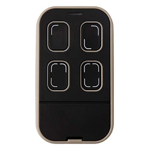 XIHADA Universal Garage Door Remote Universal Gate Remote Control Cloning Homelink Programmable Learning 4-Button Multi Frequency 280MHZ-868MHZ (1, Black with Grey) - Image 1