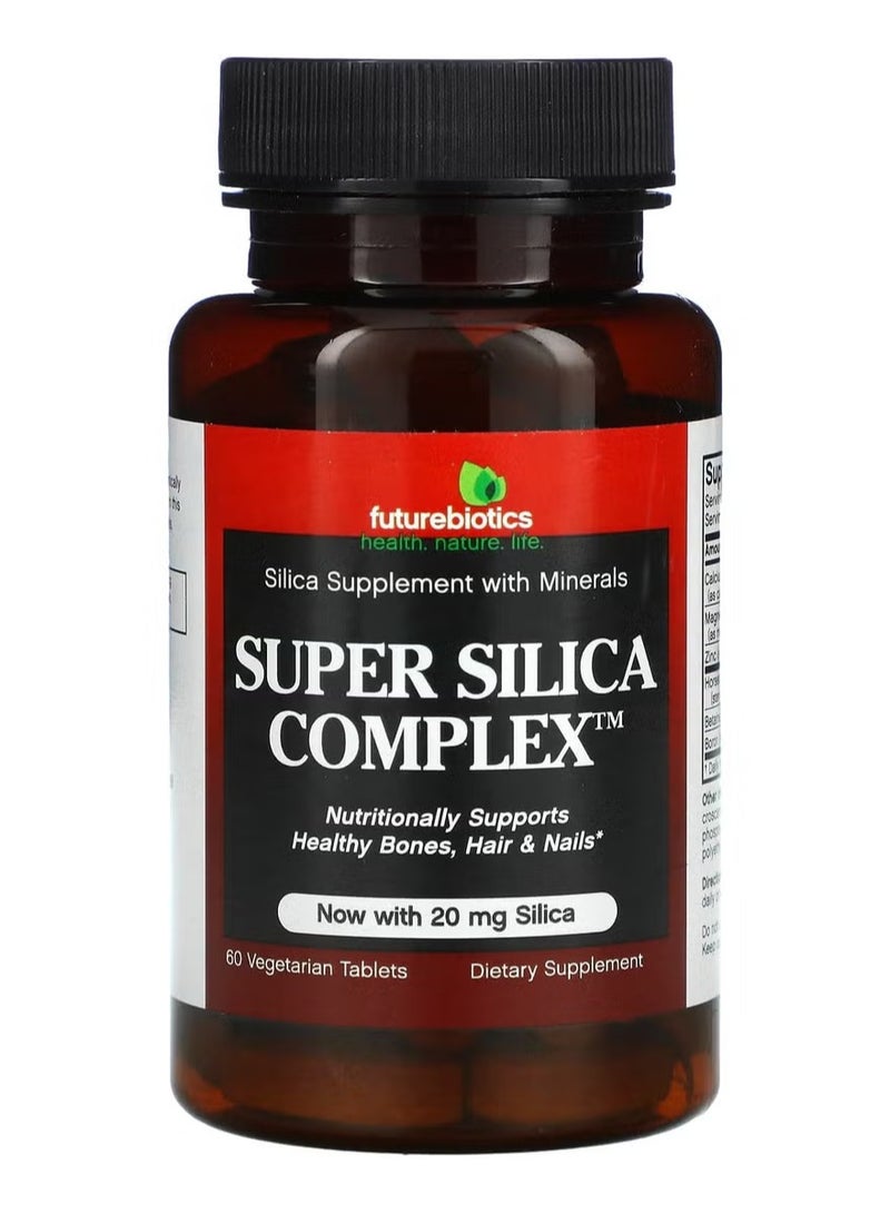 فيوتشر بايوتكس Futurebiotics، Super Silica Complex™، 60 قرصًا نباتيًا