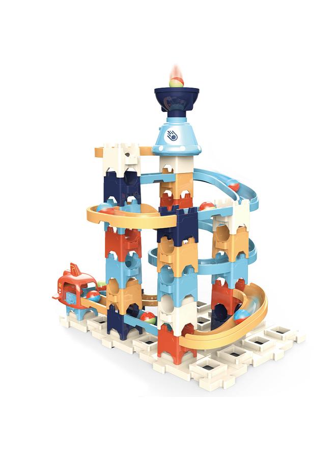 الأزرق جي دبليو Space Roll Rail Boop Toy للأطفال منزلق لعبة خرطوشة لغز هدية 3-6 سنوات - Image 4