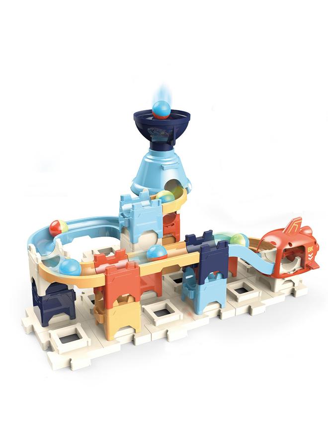 الأزرق جي دبليو Space Roll Rail Boop Toy للأطفال منزلق لعبة خرطوشة لغز هدية 3-6 سنوات - Image 3