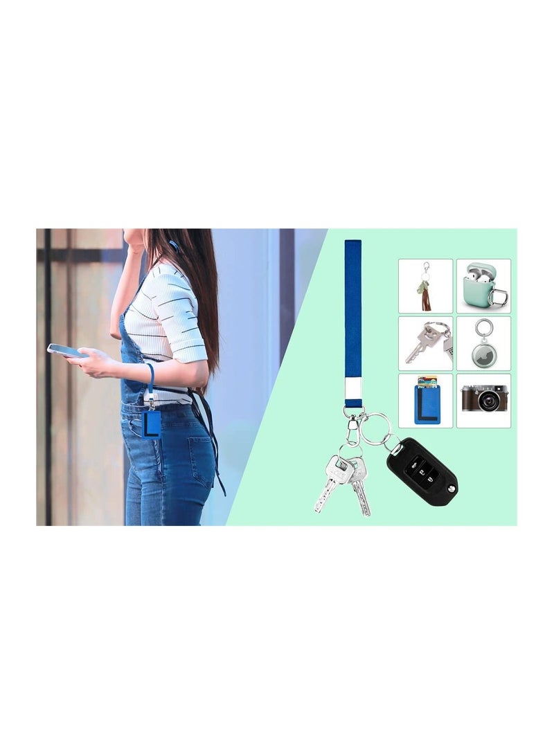 ID Badge Holder with Wristlet Keychain, 2-Pack Slim Lanyard Card Case for ID, Detachable Keychain for Student, Office, School, and Driver's License Use - Image 3