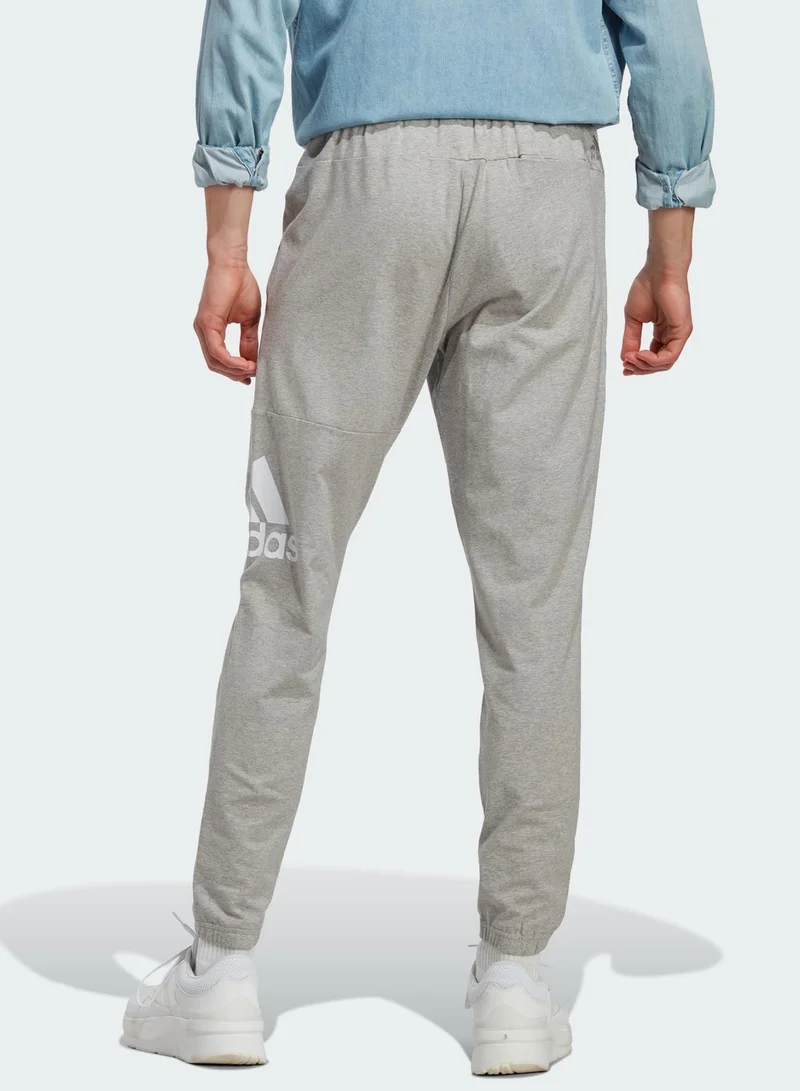 Adidas Essential Logo Tapered Elastic Sport Joggers