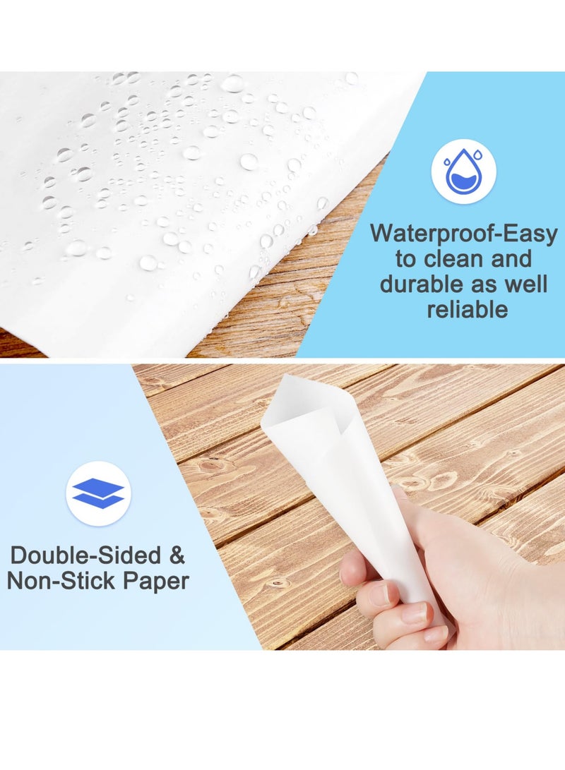 KASTWAVE 100 Pieces Diamond Paper 15x10cm/6x4inch Double-Sided Release Paper Non-Stick Release Paper for Diamond 5D Painting Cover Papers for Diamond Gem Painting Diamond Art Accessories - Image 5