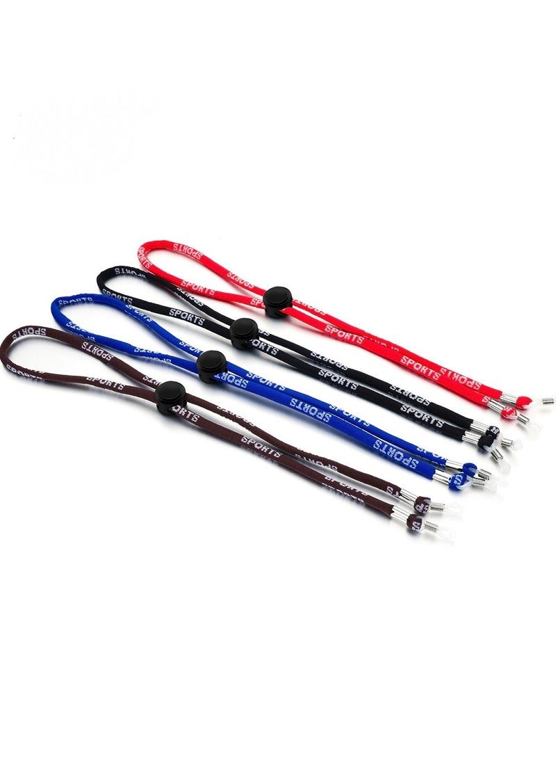 4 قطع سلسلة عينات للنظر - مقاومة للانزلاق حامل عينات للرقبة، شريط قابل للتعديل عالي الجودة متعدد الألوان، حبل حامل عينات للنساء والرجال والأطفال4 قطع سلسلة عينات للنظر - مقاومة للانزلاق حامل عينات للرقبة، شريط قابل للتعديل عالي الجودة متعدد الألوان، حبل حامل عينات للنساء والرجال والأطفال - Image 1