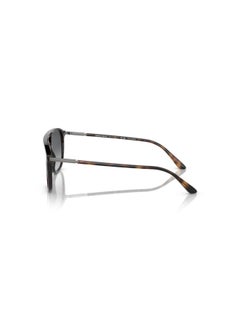 GIORGIO ARMANI Giorgio Armani 0AR8179 5026T356 Havana Geometric Acetate For Adult Men  - Image 2