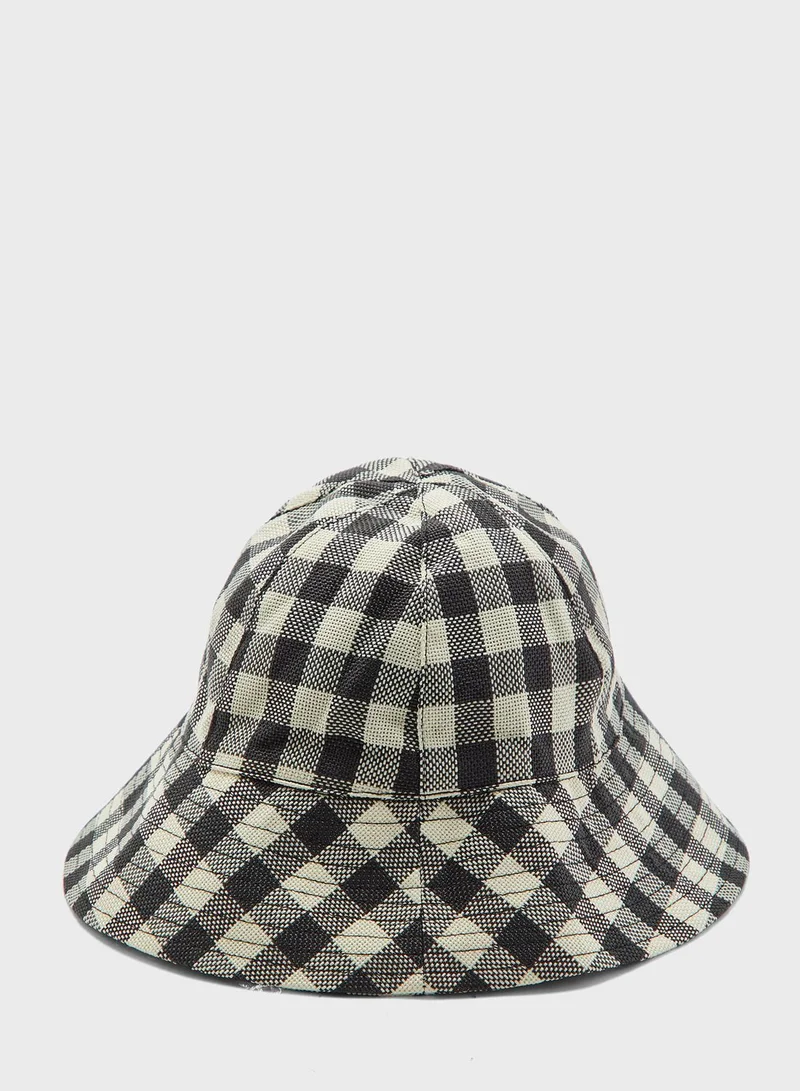 TOPSHOP Gingham Bucket Hat