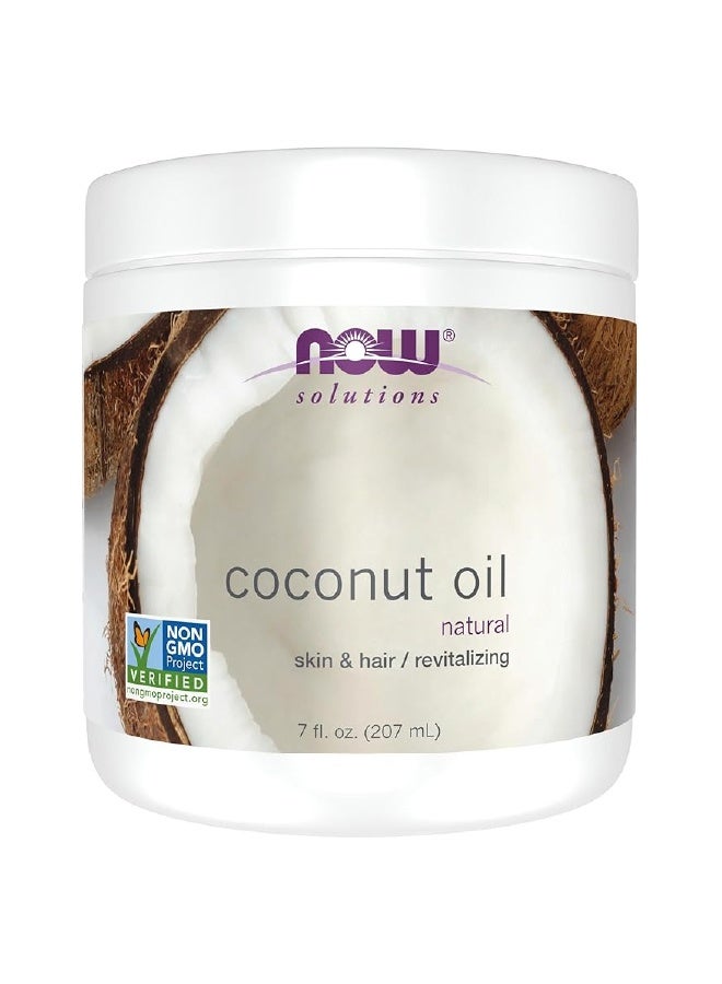 Now Foods Coconut Oil Pure - 207 ml - Image 1