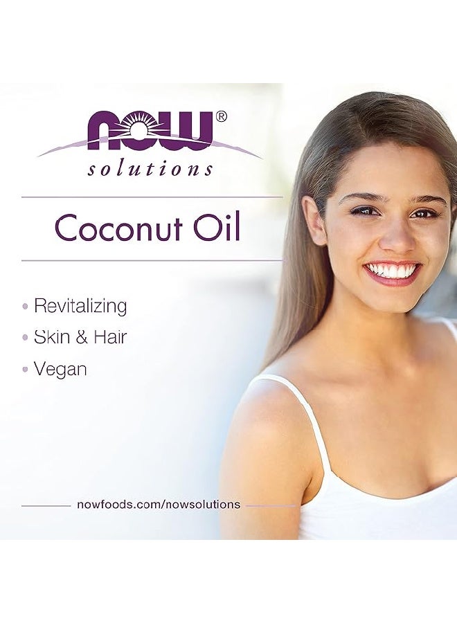 Now Foods Coconut Oil Pure - 207 ml - Image 2