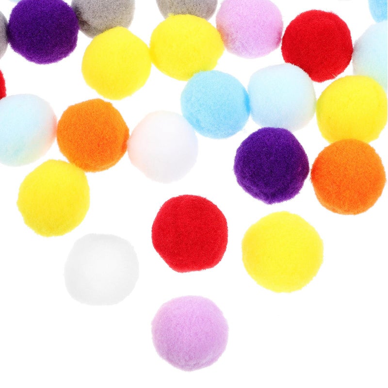 Soft Quiet Plush Cat Balls 3cm 50pcs Interactive Cat Toys for Indoor Scratching and Play - Image 2