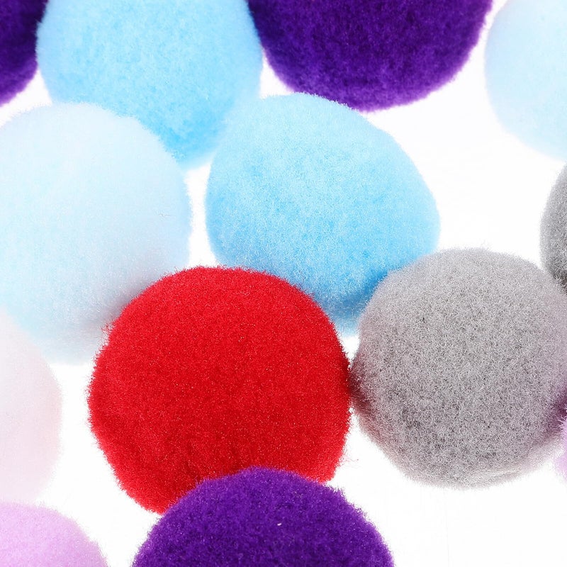 Soft Quiet Plush Cat Balls 3cm 50pcs Interactive Cat Toys for Indoor Scratching and Play - Image 5