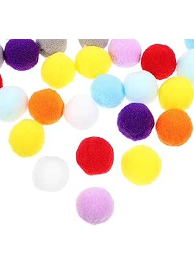 Soft Quiet Plush Cat Balls 3cm 50pcs Interactive Cat Toys for Indoor Scratching and Play - Image 1