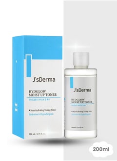 J'sDerma Daily Mild Peeling Toner - Exfoliating & Moisturizing Hydglow Moist Up Toner, 200ml 