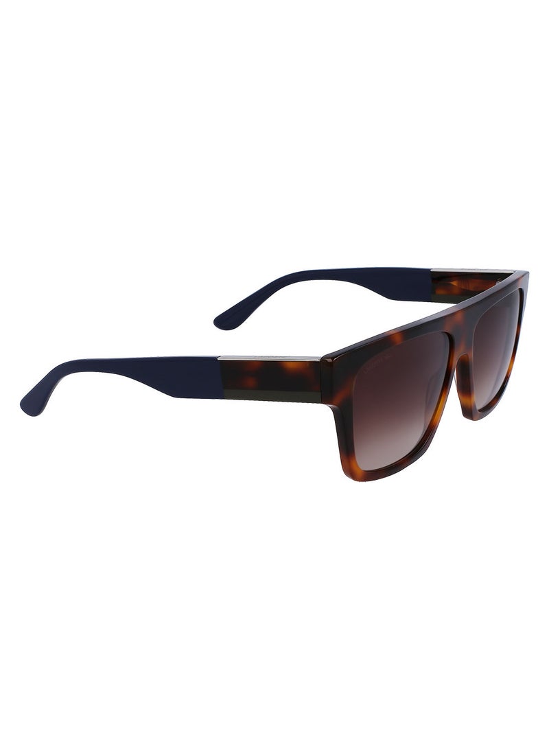LACOSTE نظارة شمسية Lacoste Suns L984S 5714 (240) بتصميم مستطيل كامل الحواف من الأسيتات - Image 2