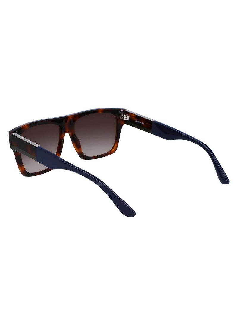 LACOSTE نظارة شمسية Lacoste Suns L984S 5714 (240) بتصميم مستطيل كامل الحواف من الأسيتات - Image 3