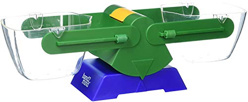 hand2mind Plastic Bucket Balance for Kids Ages 5-8, Hands-On Way to Learn About Weight and Measurement, 2 Clear 1/2 Liter Buckets with Spouts for Easy Pouring (Set of 1) - Image 1