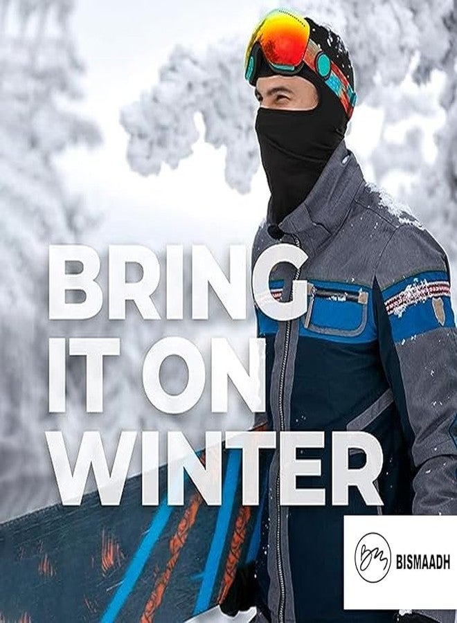 BISMAADH Balaclava Ski Mask - All Weather Face Mask for Men & Women - Motorcycle Running Cold Weather Skiing, Cycling, Riding, Gear (Light Grey) - Image 4