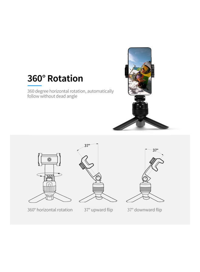 NIBEMINENT 360° Object Tracking Holder Smart Shooting Tripod Selfie Black  - Image 3