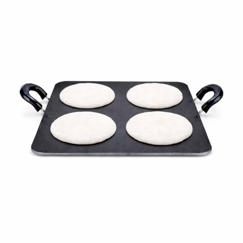 nolta ISI Certified Large Rectangle Tawa for Roti/Dosa, 1yr Replace Guarantee, Non-Toxic PFOA Free Nonstick 3 Layer Coating, Sturdy Pathiri Pan (36x34cm) - Image 1