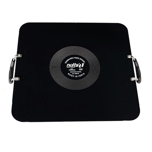 nolta ISI Certified Large Rectangle Tawa for Roti/Dosa, 1yr Replace Guarantee, Non-Toxic PFOA Free Nonstick 3 Layer Coating, Sturdy Pathiri Pan (36x34cm) - Image 3