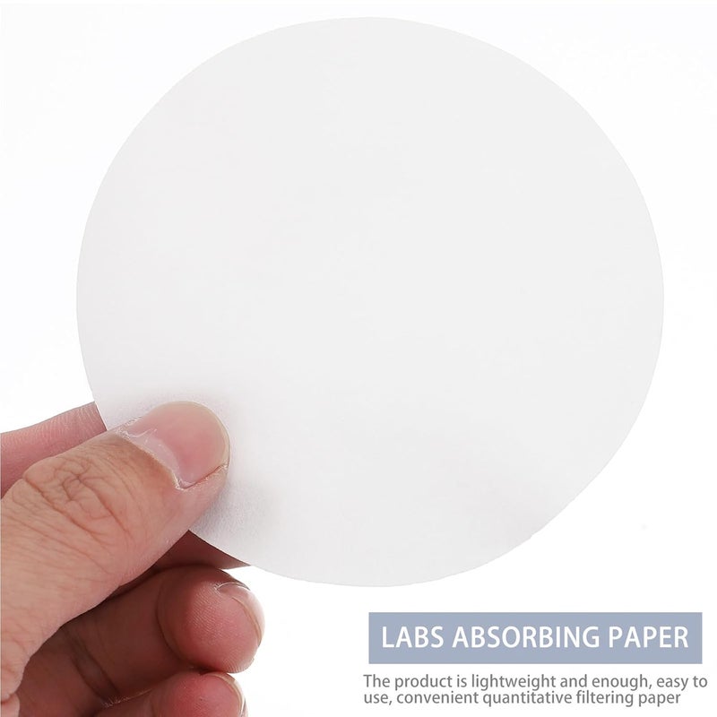 High strength upgraded material Amosfun 100 Sheets 11cm Rapid Quantitative Filter Paper for Labs, Experiment Water Filtration Paper for Scientific Use Varied available picks - Image 4