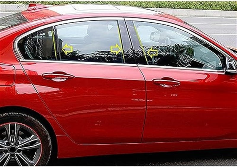 Wivplex Glossy Black Window Trim Covers for 3-Series E90 - Image 2