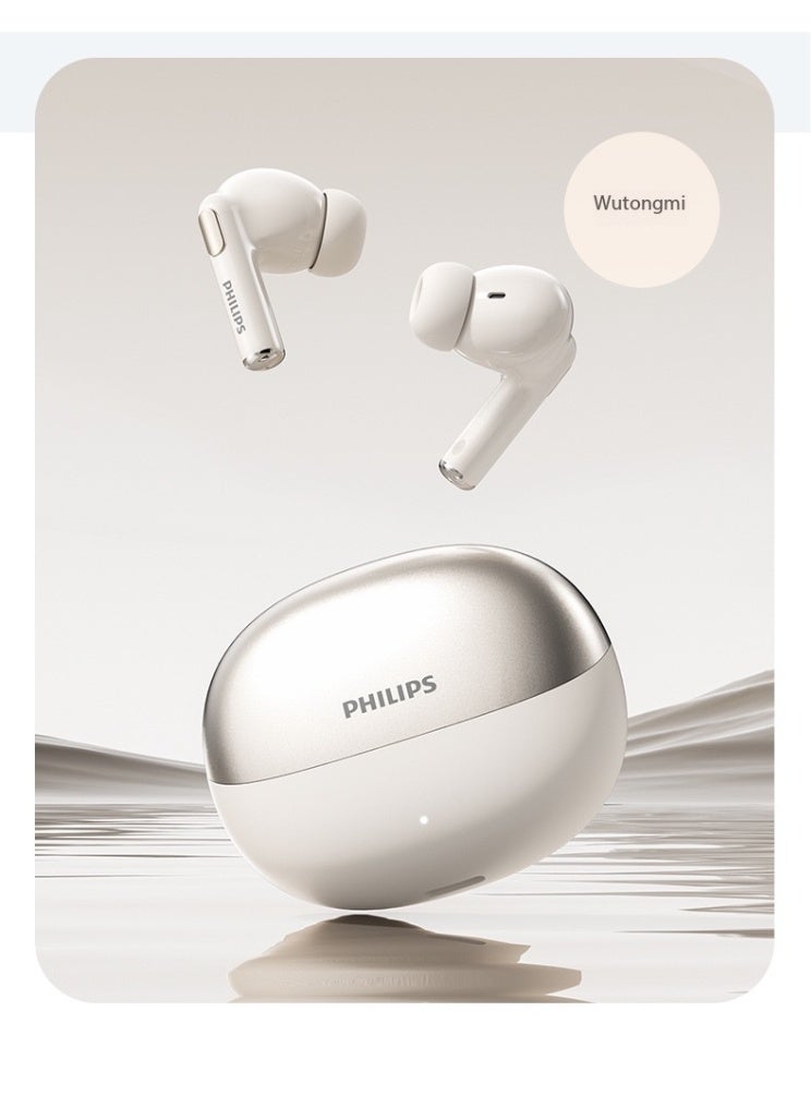 Philips TAT1120 True Wireless Bluetooth Earbuds - White, Bluetooth 6.0 Long Battery Life, Comfortable In-Ear Music Headphones WHITE - Image 2