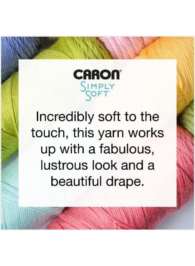 CARON Simply Soft Party Yarn, 3 oz, Medium Worsted 4 Gauge, Royal - For Crochet, Knitting & Crafting - Image 2