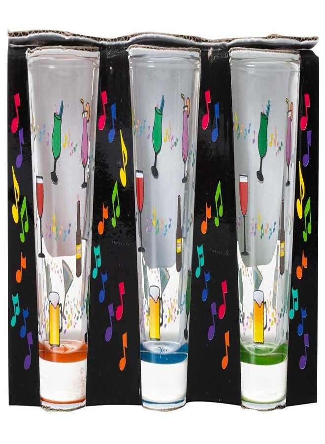Artisan Owl Set of 3 New Orleans Street Sign Mardi Gras Souvenir Shot Glasses - Image 5