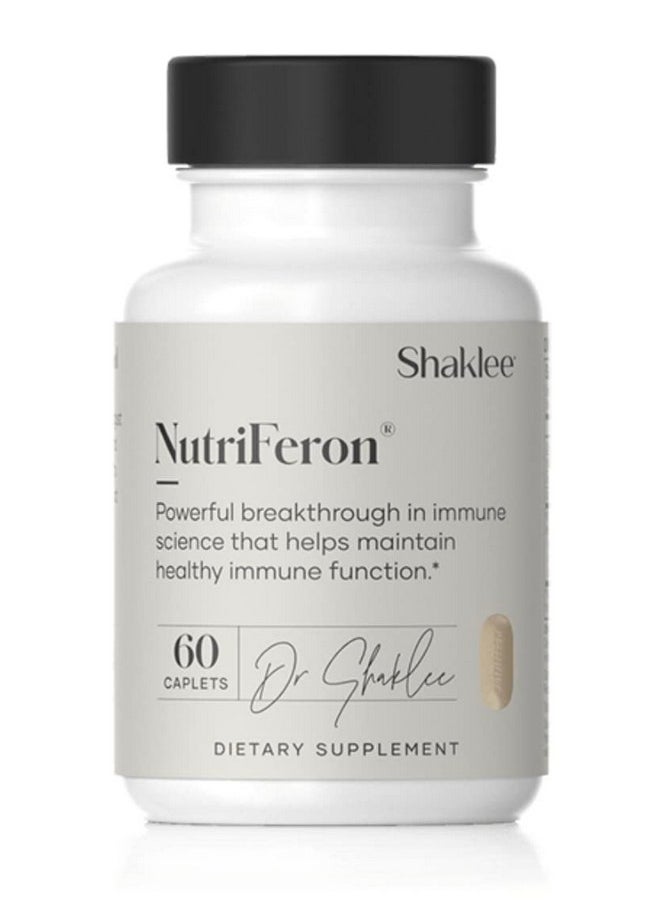 Shaklee - NutriFeron® Immune-Boosting Botanical Blend - Developed by Renowned Immunologist - Promotes Healthy Immune Function with Interferon-Boosting Ingredients - Contains Zinc - 60 Caplets