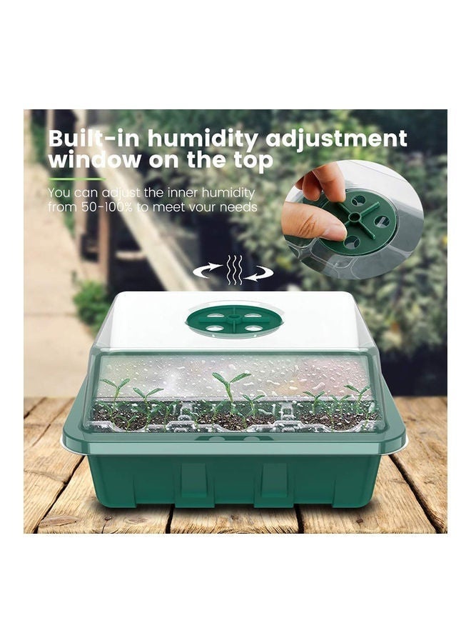 Bukela Portable Cultivation Plastic Plant Box Green/White - Image 2