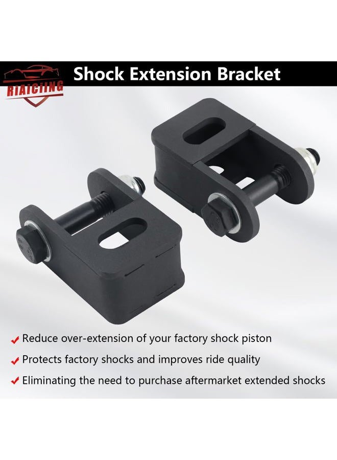 RiAiCiING 2.5" Front Leveling Kit Fit for 2005-2023 Ford F250 F350 Super Duty 4WD Steel Coil Spring Spacers with Shock Extenders - Image 5