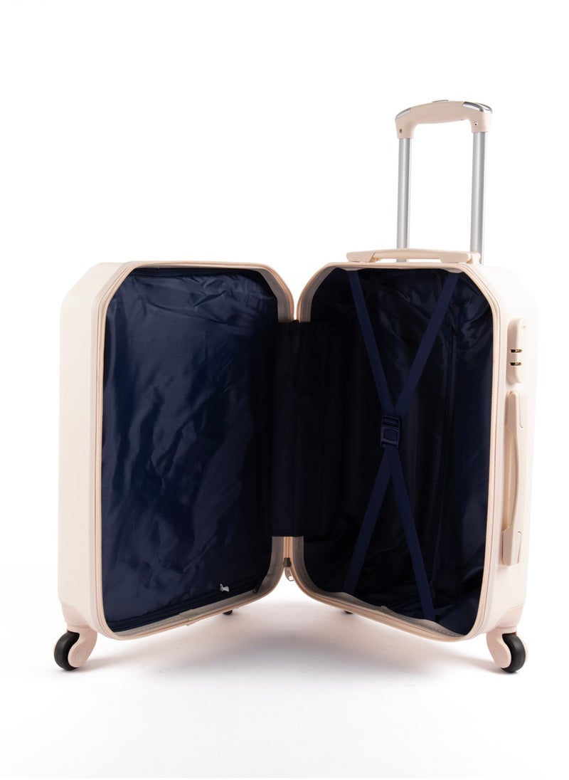 Luggage set 5 pieces travel Bags with a distinctive design from limra Beige - pzsku/ZC74FB095A589201EEE8BZ/45/_/1713858720/b3181dcd-d2b3-480b-95bb-ed9be7eec5f7