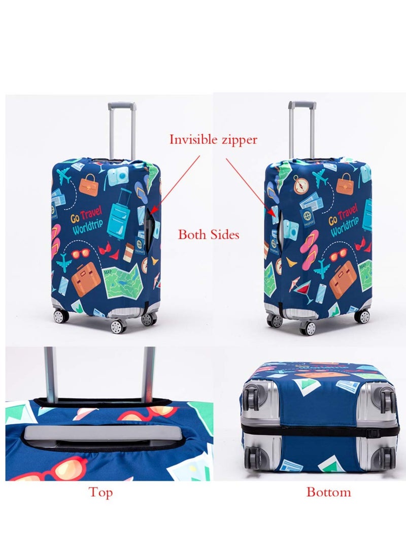 XiuWoo Luggage Cover Washable Suitcase Protector Anti-scratch Suitcase cover  - Image 2