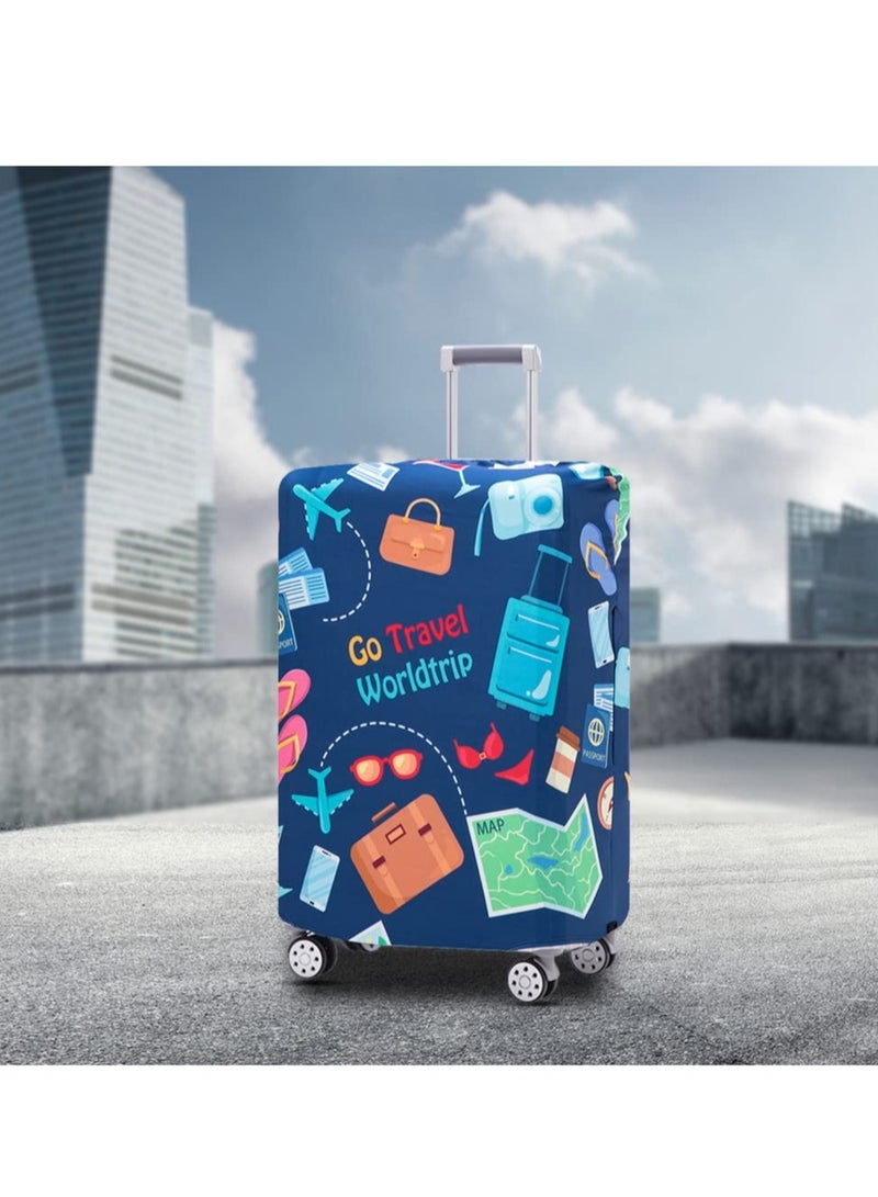 XiuWoo Luggage Cover Washable Suitcase Protector Anti-scratch Suitcase cover  - Image 3