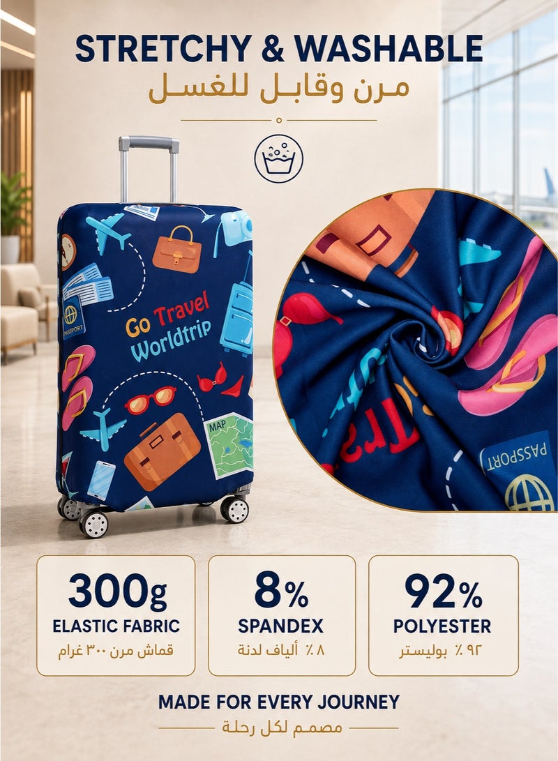 XiuWoo Luggage Cover Washable Suitcase Protector Anti-scratch Suitcase cover - Image 5