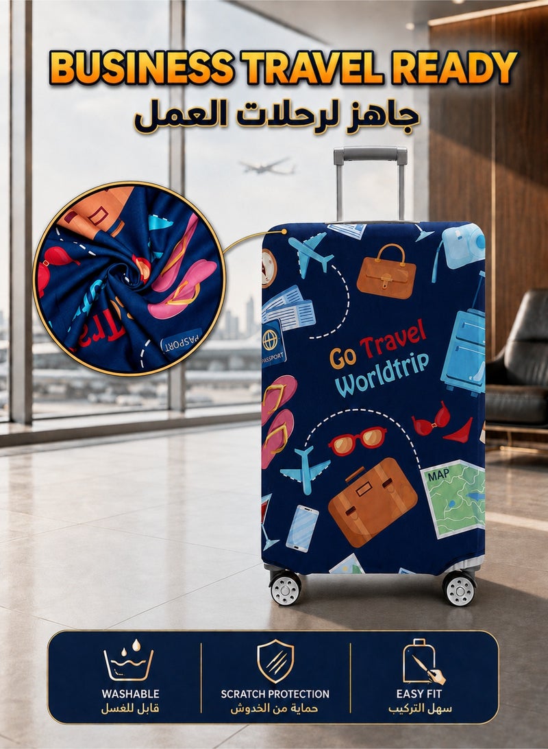 XiuWoo Luggage Cover Washable Suitcase Protector Anti-scratch Suitcase cover - Image 1