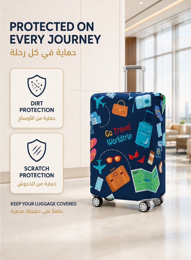 XiuWoo Luggage Cover Washable Suitcase Protector Anti-scratch Suitcase cover - Image 2