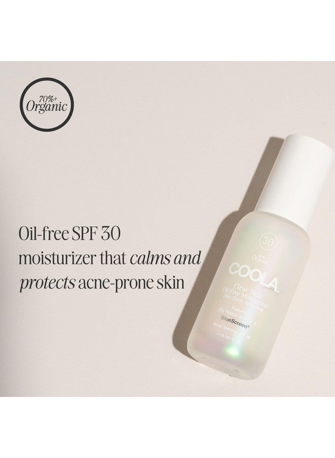COOLA Clear Skin Oil-Free Moisturizer With Spf 30, Dermatologist Tested Sunscreen With Niacinamide & Centella Asiatica, 1.1 Fl Oz - Image 2