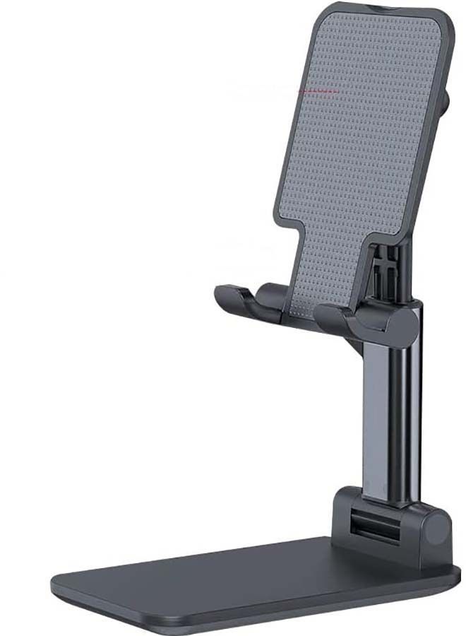 360-Degree Universal Mobile And Tablet Stand Black - Image 1