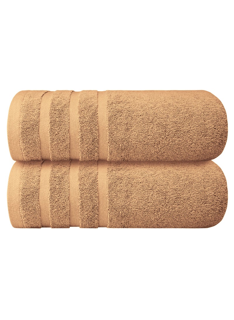 Infinitee Xclusives Premium Cotton Bath Towels Set of 2, 27 x 54 Inches (70 cm x 140 cm) Soft, Highly Absorbent, Quick Dry Towels - Perfect Towels for Bathroom, Gym, Spa & Hotel (Comic Sand) - pzsku/ZC74FF8A51C32006C69BBZ/45/_/1731049210/78a0fedf-5ef3-4802-9839-2faf83baa04a