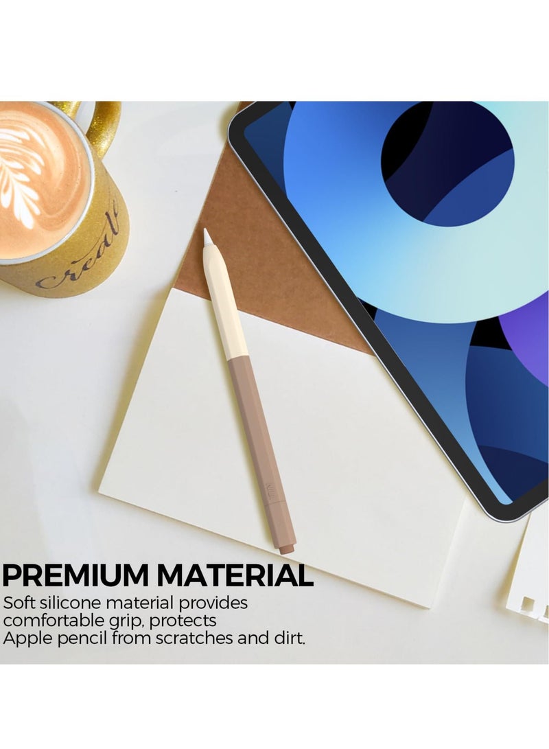 Excefore Silicone Grip Holder, Pencil Protective Sleeve Cover Accessories Compatible for Apple Pencil 2nd Generation Case Sleeve,Classic Design, Compatible Magnetic Charging and Double Tap - Image 5