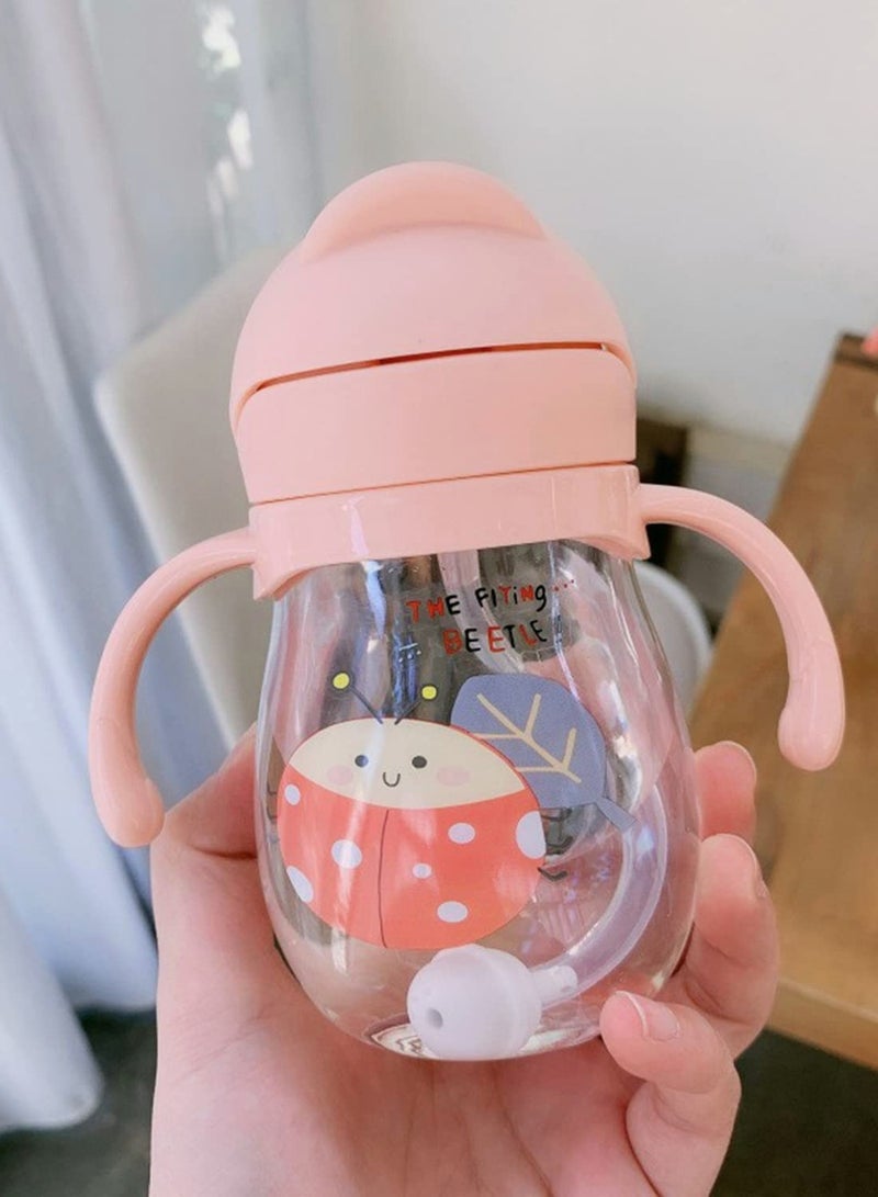 Excefore Sippy Cup for Baby, more than 6 months, Kids Water Bottle 350ml, pill-Proof, Toddler with Straw and Handle, Anti-drop, Anti-leakage, Anti-choking Boys Girls Child - Image 4